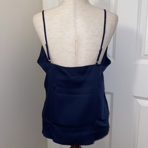 Ettitude Sateen Camisole Top - Navy Medium NWT - Picture 8 of 10
